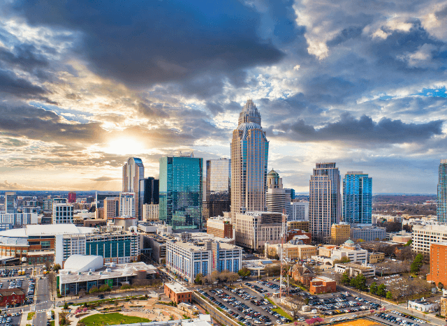 Charlotte City Skyline