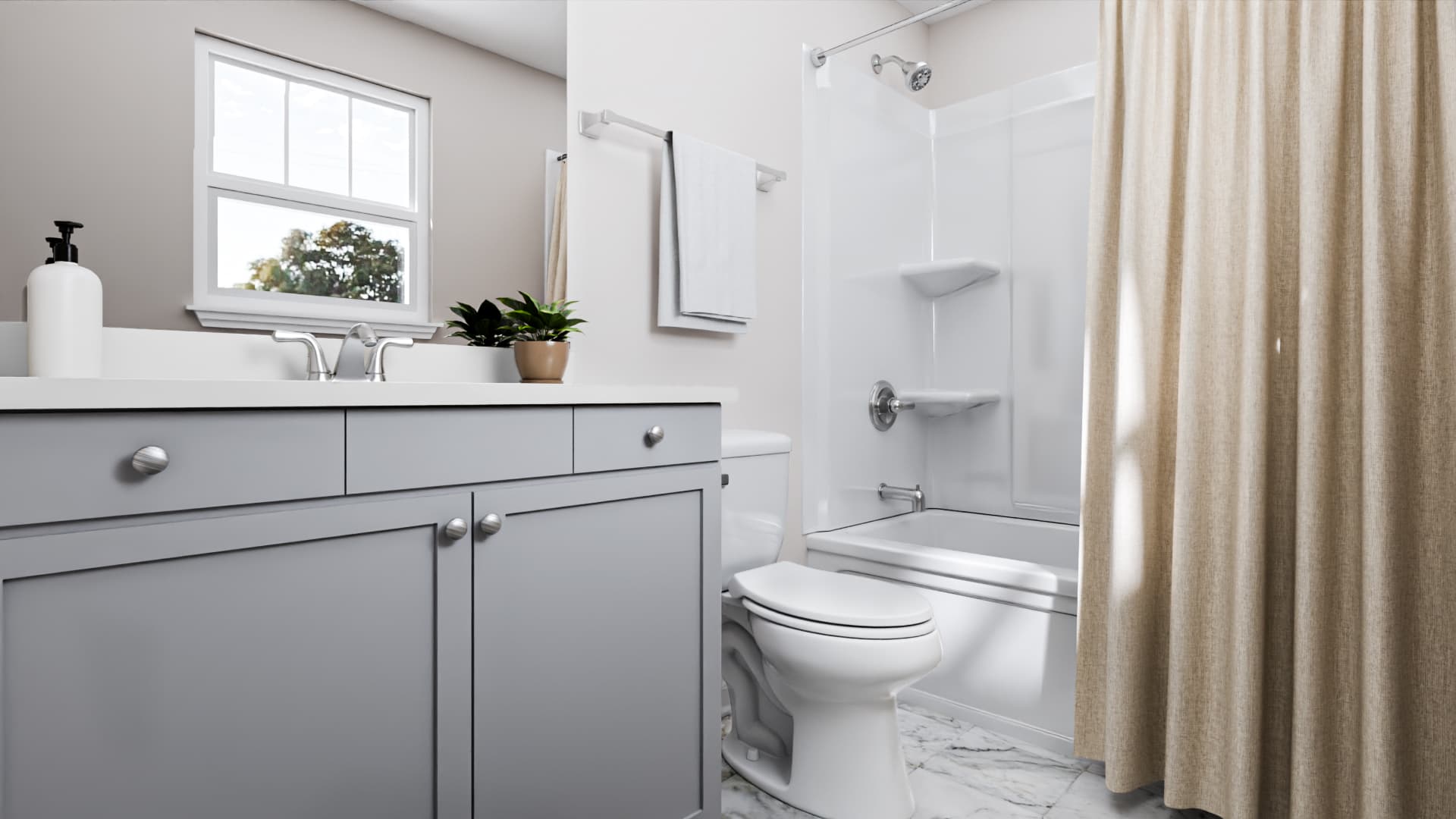 Harmony Ridge - Elvira Floorplan Main Bathroom