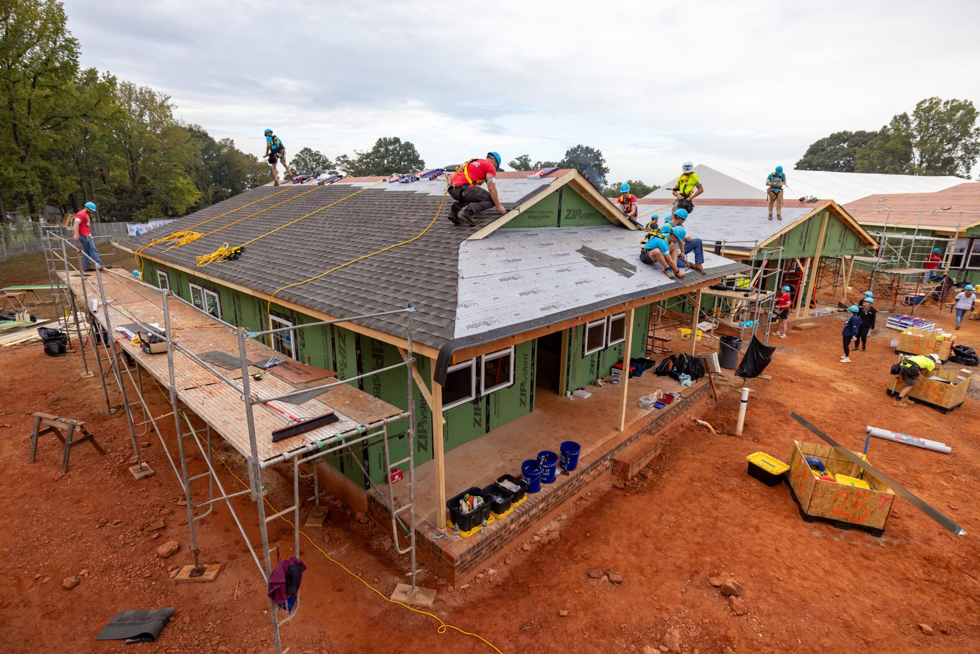 Meadows at Plato Price home - roof construction