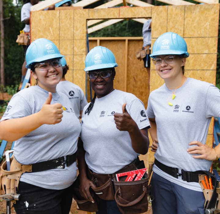 Habitat for Humanity volunteers