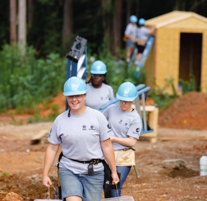 Habitat for Humanity volunteers