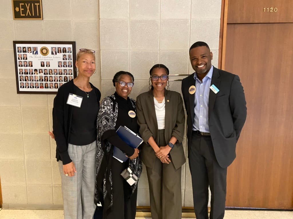 NC Senator Salvador with ambassadors